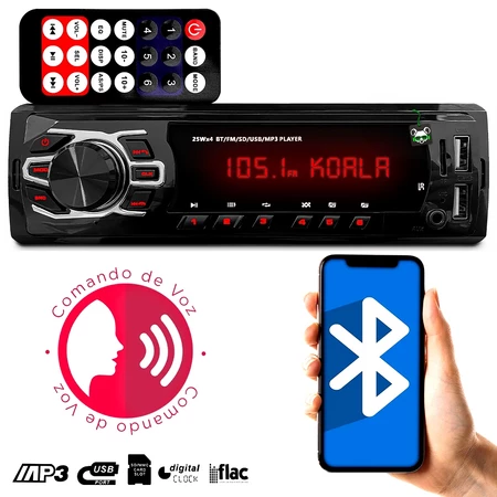 Rádio som automotivo mp3 