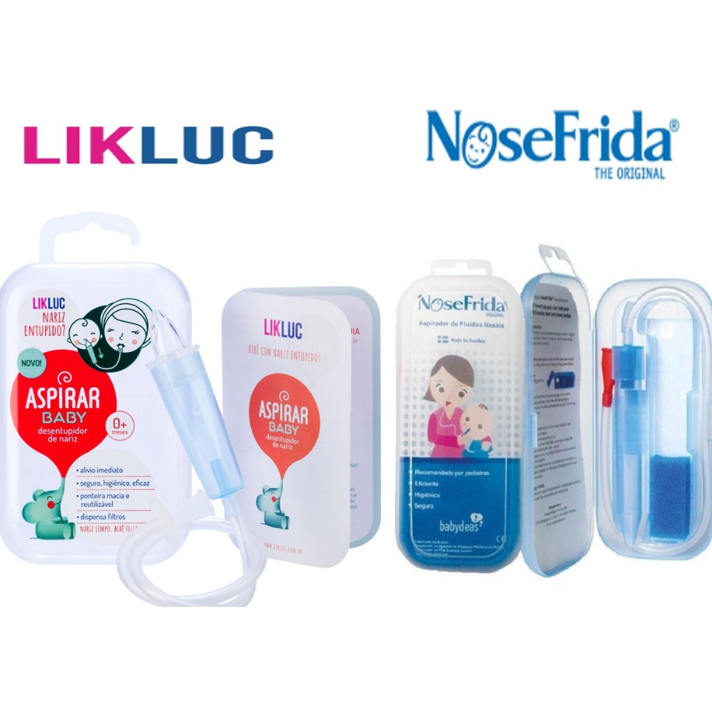Aspirador Nasal Para Bebês Aspirar Baby Likluc Nariz Aspirador Bebê/ Aspiras Nosefrida