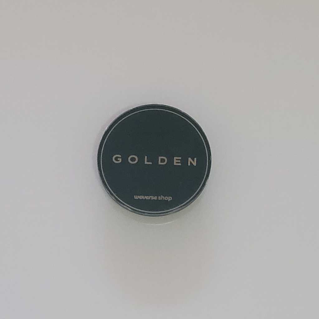 BTS JUNGKOOK JK GOLDEN Oficial WEVERSE POB | Shopee Brasil