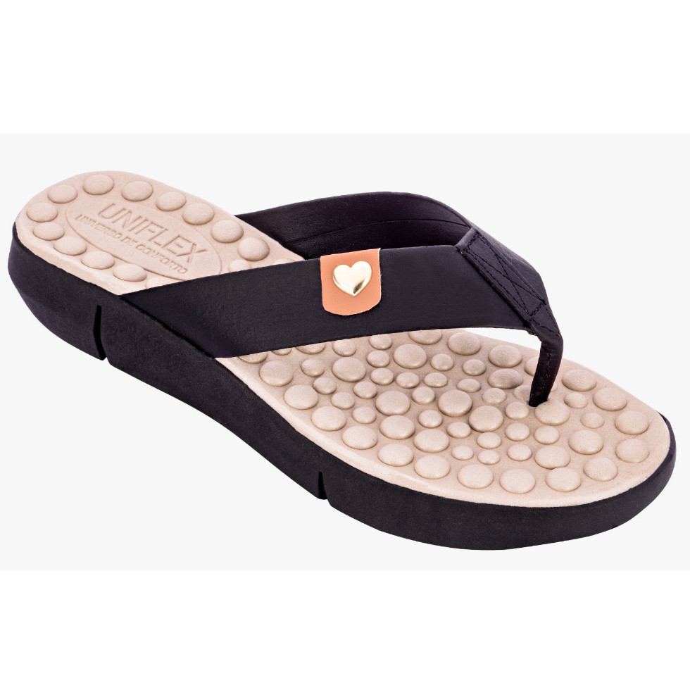 Tamanco Uniflex Ultra Conforto Original Chinelo para Esporão e Facite Plantar Anabela Massageador Produto Novo Com Nota Fiscal