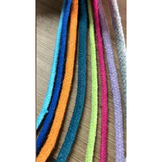 Corda Cordão de algodão trançado 6MM com alma firme estruturado robusto ideal para cestaria modelada ( 30 metros/ 20 metros / 10 metros )