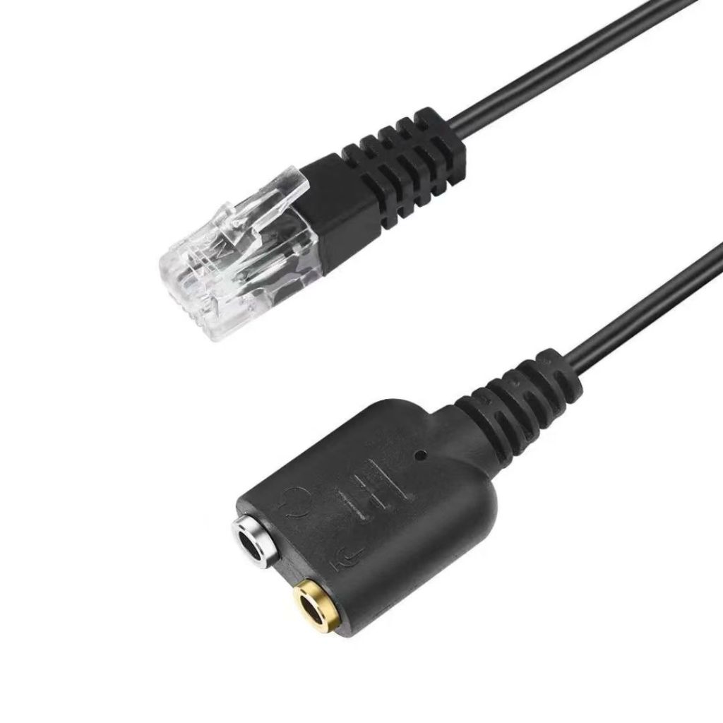 cabo modular do adaptador rj9 soquete fêmea audio de 3.5mm | Shopee Brasil