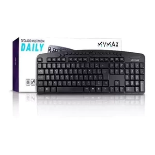 Teclado Usb Para notebook e computador Teclado Usb Multimidia Mymax Daily