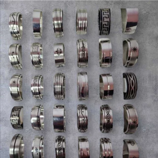 30 anel em aço Inoxidável anéis unisex masculino feminino atacado inox