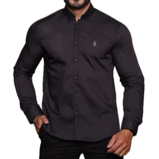 Camisa Sim Fit Luxo Bordado *Halph* *Lauren* Envio Imediato