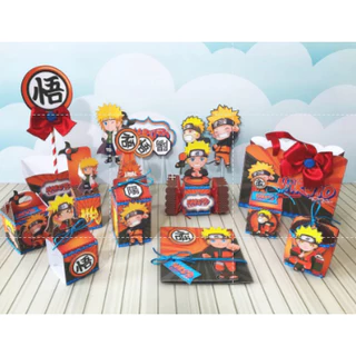 Kit de lembrancinhas NARUTO com 80 itens PARA RECORTA