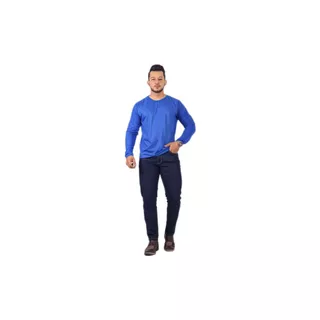 Calça Jeans Masculina para Trabalho Serviço Escura tradicional c/Elastano