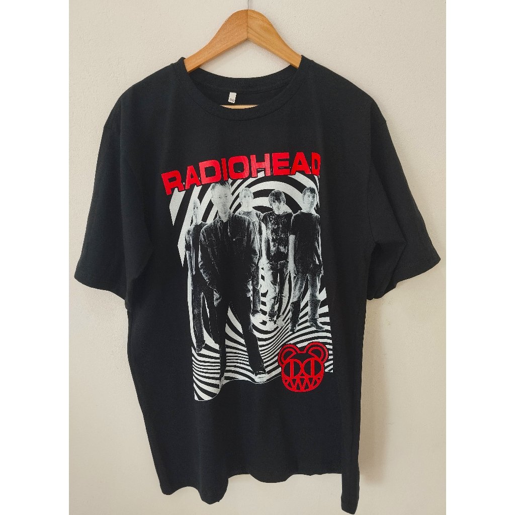 Camisa de Rock Radiohead Camiseta de Banda Vintage - Linha Premium