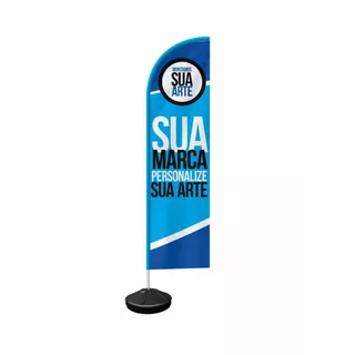 Wind Banner Bandeira Vento Dupla Face 2m Só Faixa (só o tecido)
