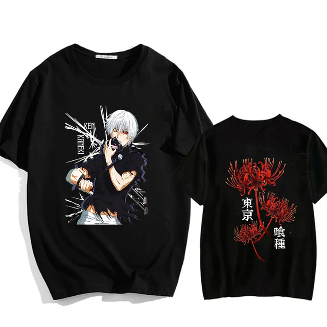 Camiseta T-Shirt Básica Unissex Tokyo Ghoul Kaneki Ken Eyes