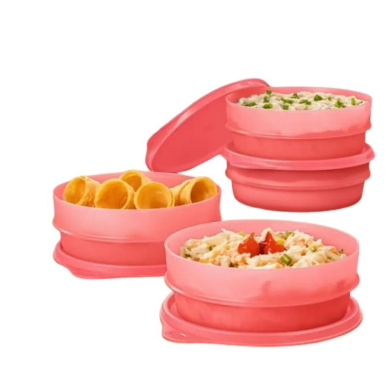 TUPPERWARE POTE DINAMICO 400 ML COR CORAL | Shopee Brasil