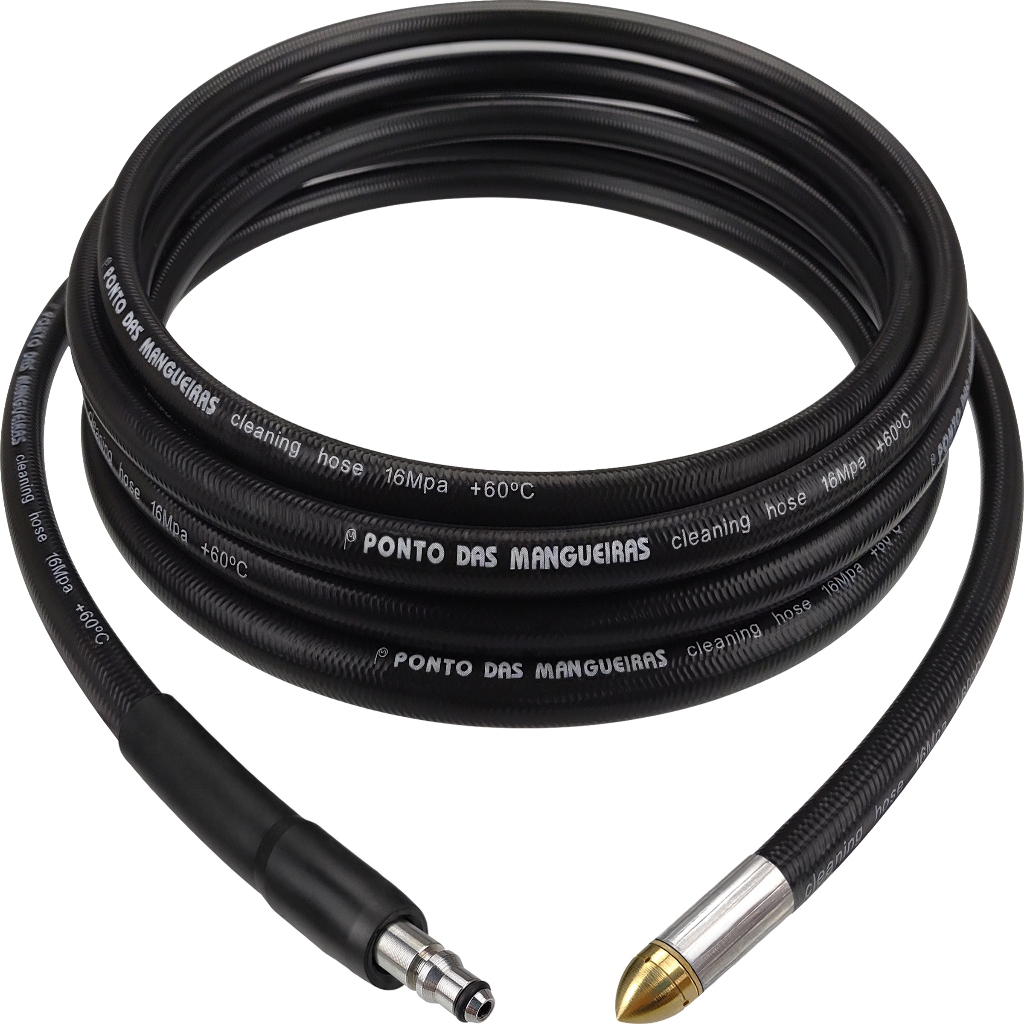 Mangueira Desentupidora Trama Nylon Compatível Lavadora Wap Combate Turbo 2600
