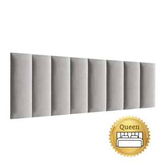 Cabeceira Cama Box Casal Queen Estofada 1,60 Varias Cores - Kit 8 Placas Decoração Para Quarto Casa