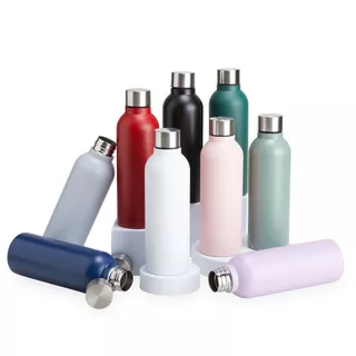 Garrafa Squeeze Inox 800ml Escolar Dia a Dia Trabalho