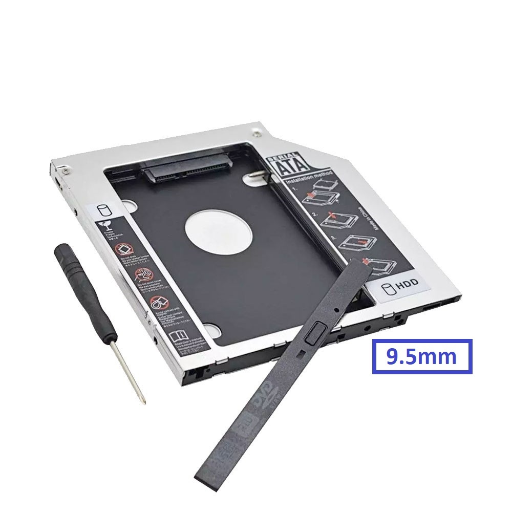 Caddy Para 2º Hd ou Ssd Compatível com Acer Aspire Es1-533-c27u / E5-553g