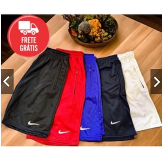 KIT 5 BERMUDA DRI FIT COM ZIPER NOS BOLSO SIMBOLOS RELFETIVO