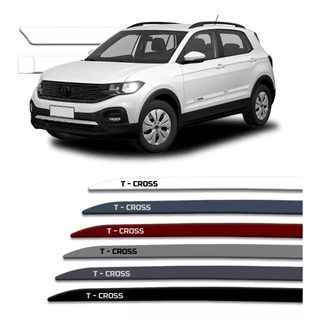 Friso Lateral VW T-CROSS 2019 até 2024 Varias Cores
