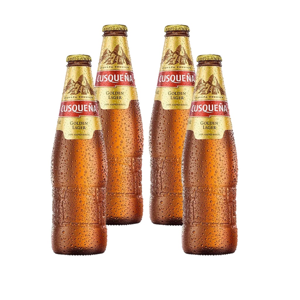 Cerveja Cusquena Premium Goldem Lager 330ml Kit 4 unidades Produto ...