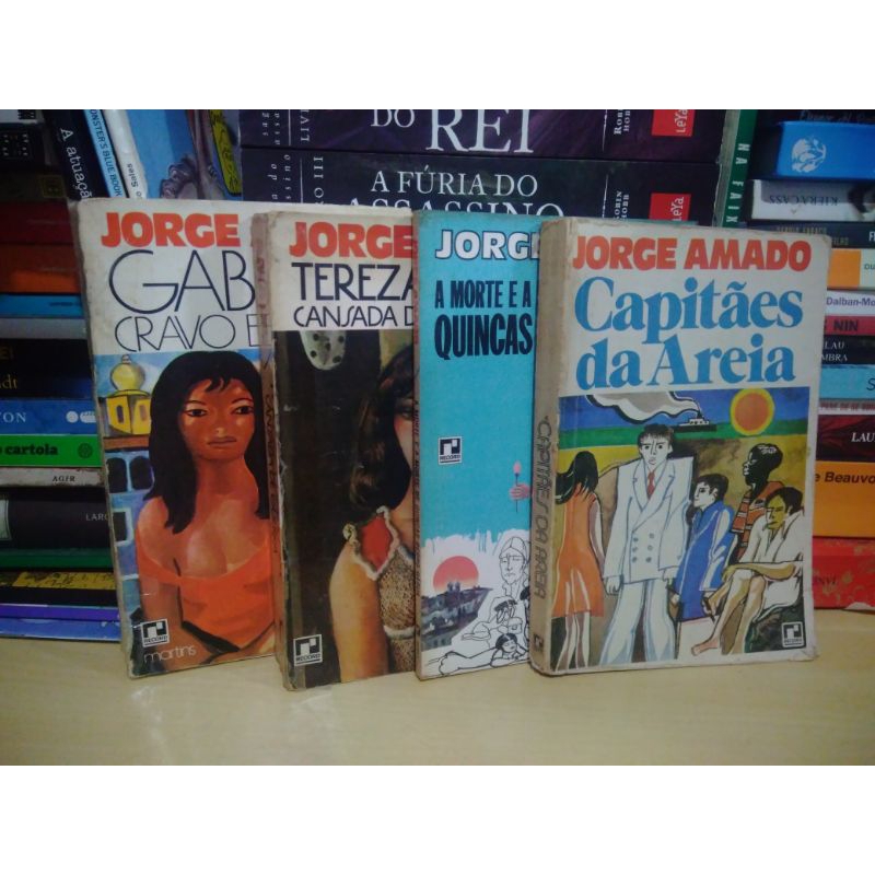 Coleção Jorge Amado - 4 Livros Capas Clássicas (Capitães de Areia ...