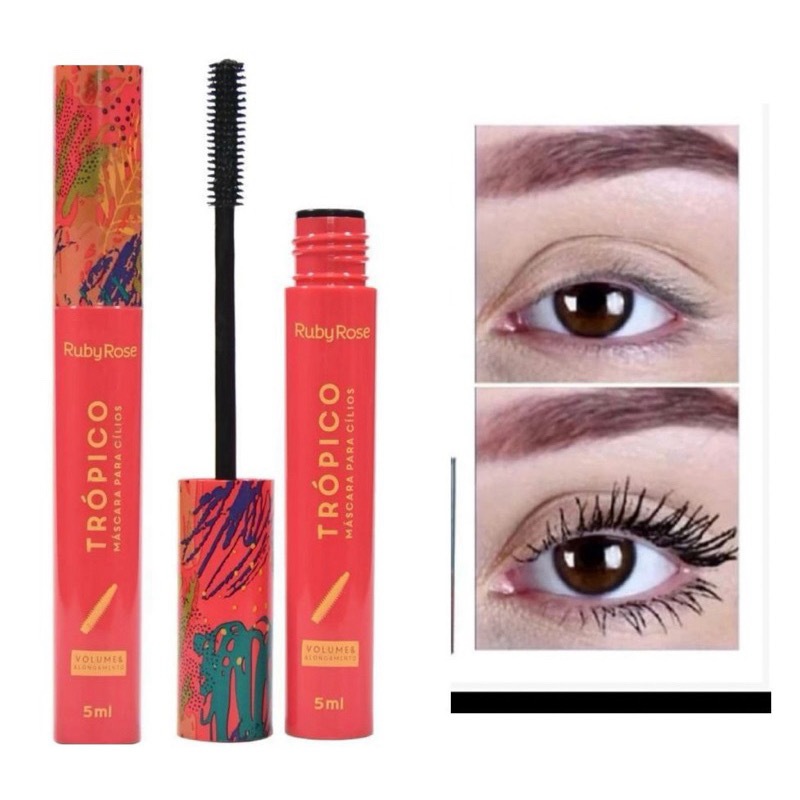 Rimel Máscara para cílios Ruby Rose Trópico Volume e Alongamento ...