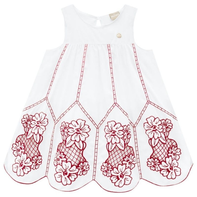 Vestido feminino infantil Milon Shopee Brasil