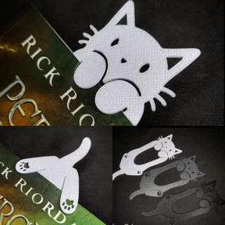 Marca páginas de gato impressão 3d