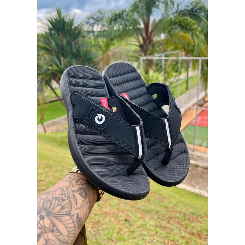 CHINELO CASUAL MASCULINO DE SOLADO MACIO TODO NO MICRO , LEVE E MODERNO