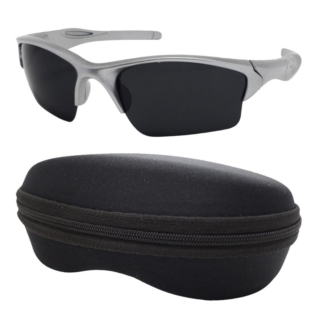 Kit Óculos De Sol Masculino Esportivo Com Proteção UV 400 Ultra Leve Para Caminhada, Corrida E Ciclismo, MD-01 + Estojo