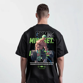 Camisa Anime One Pice Zoro GYM Camiseta Oversized Treino Linha Akurva Novo