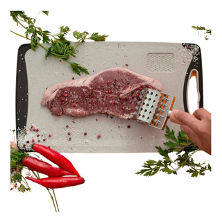 Tabua De Corte Antiderrapante Plastico e Silicone 36 X 21cm