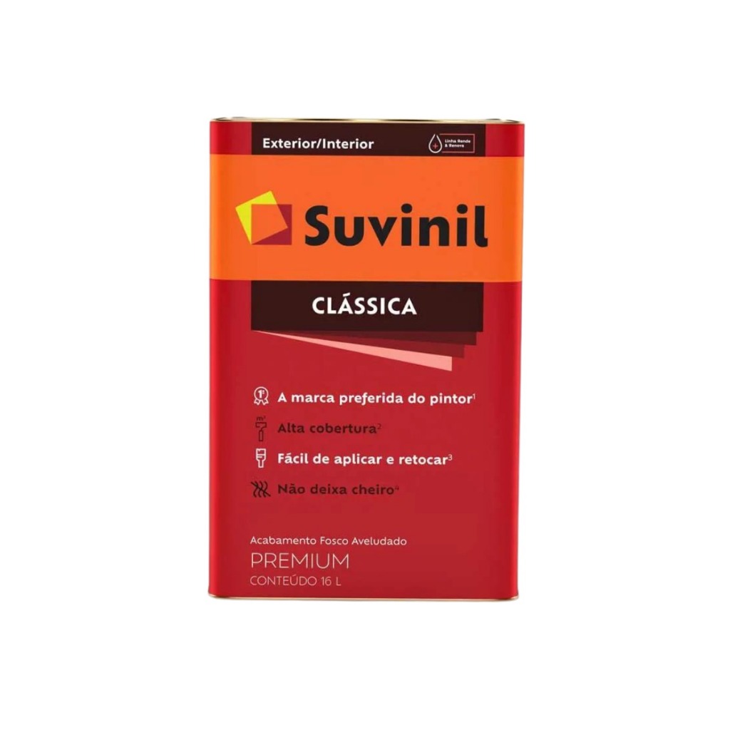 Tinta Suvinil Latéx Pva Em Cores 16 Litros Clássica pRemium