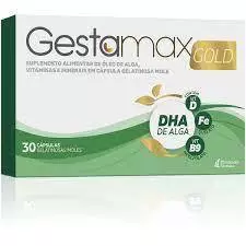 Gestamax Gold Suplemento Alimentar Gestante c/30 cápsulas gel em Oferta na Shopee