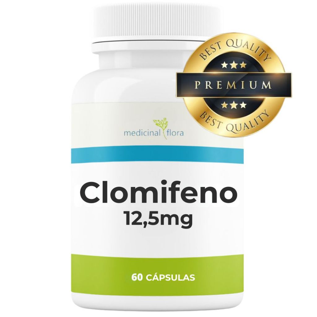 Clomifeno 12,5mg 60 Cápsulas Original Para Tpc