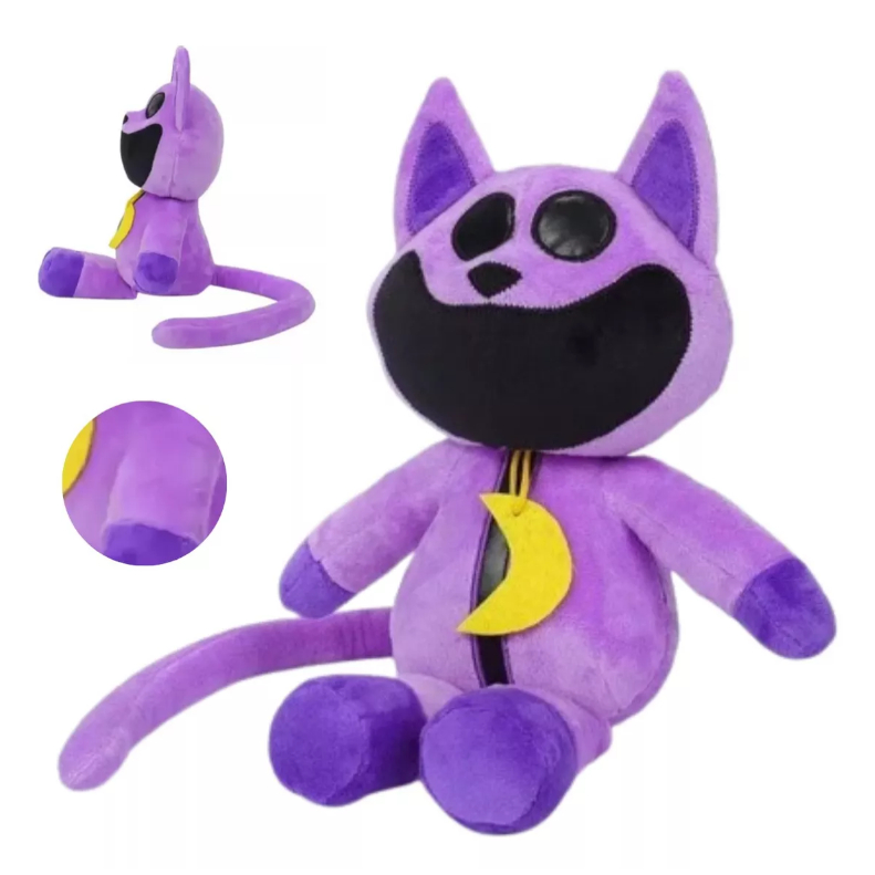 Boneco Pelúcia Gato Catnap Poppy Playtime 3 Jogo Fofo Roxo | Shopee Brasil