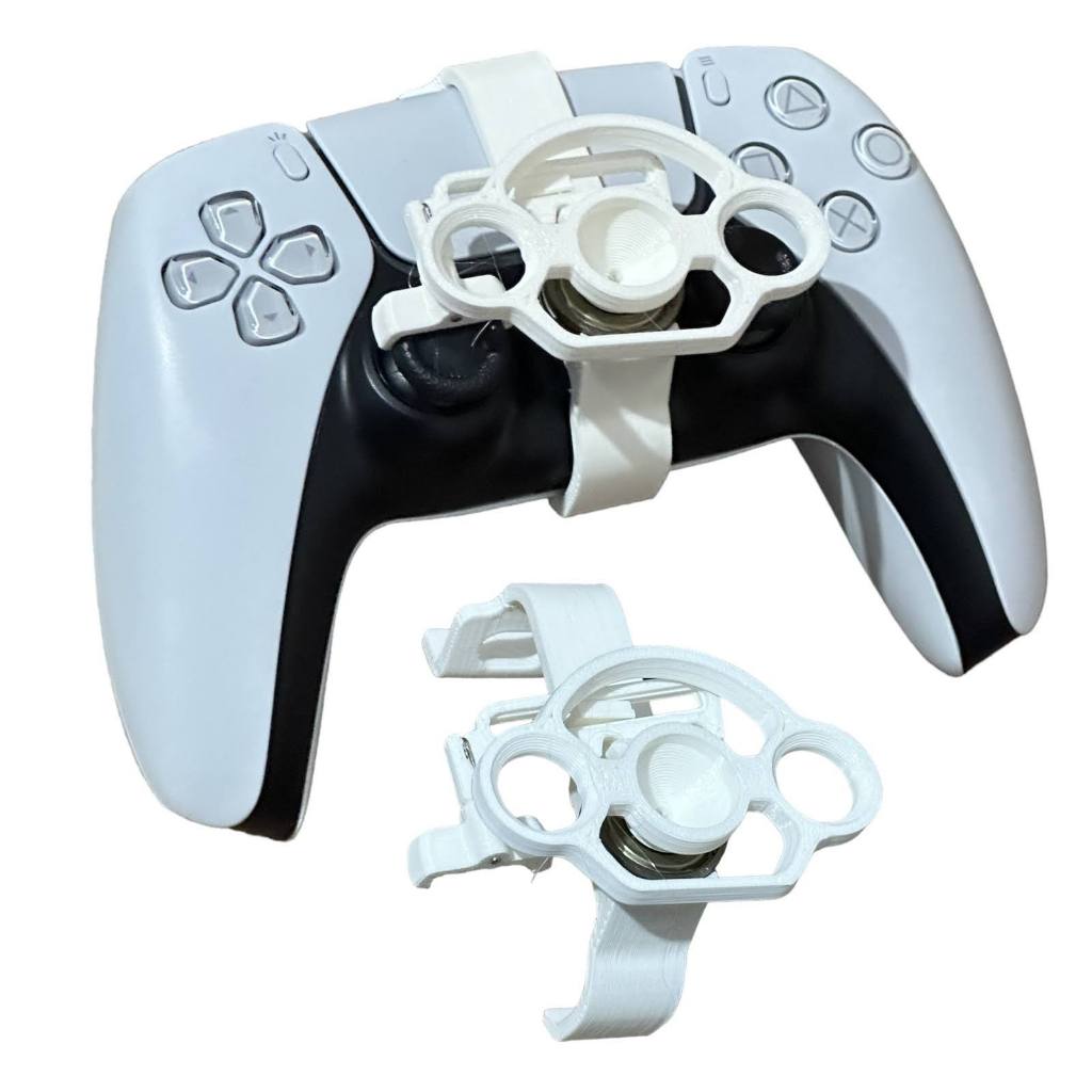 Mini Volante Controle PS5 Playstation Jogos De Corrida BRANCO Gamepad Controlador Alça Envio Imediato Pronta Entrega