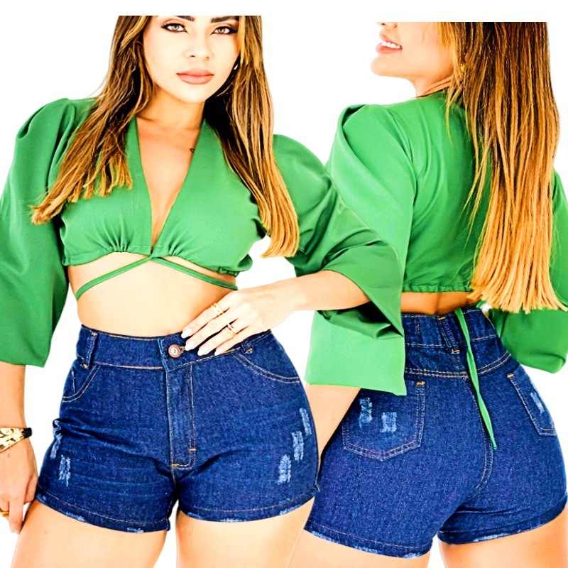 Shorts jeans shops feminino em promoção