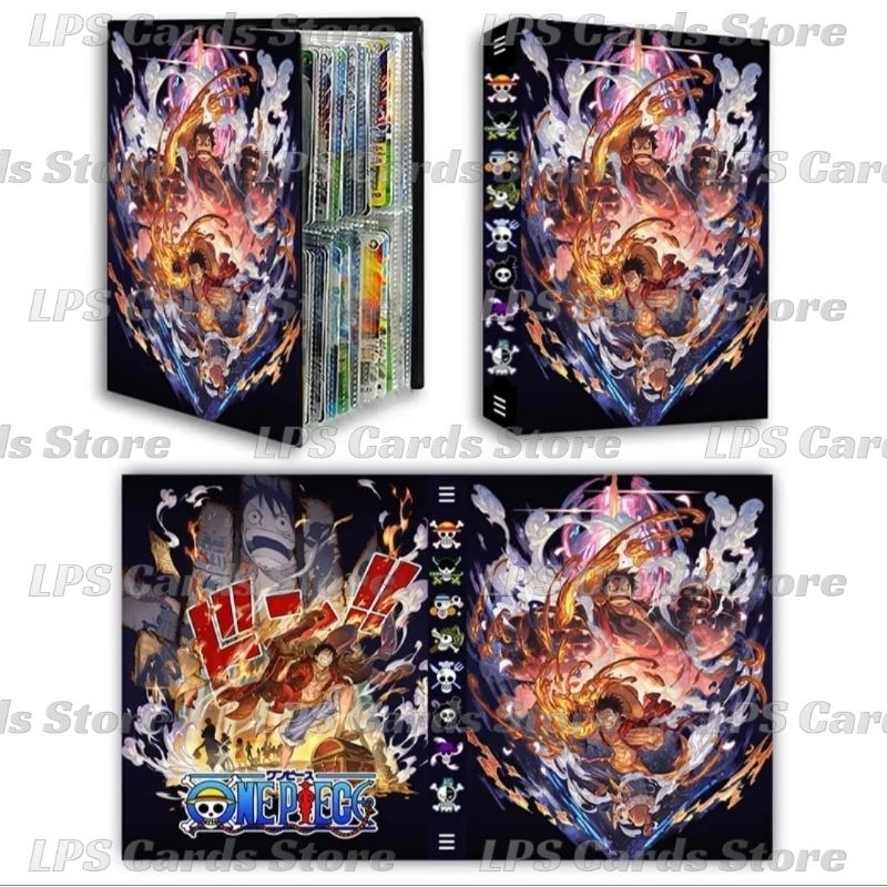 Álbum Fichário Porta Cartas One Piece TCG