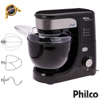 Batedeira Planetária Php500p Turbo 700w Preta Philco 220v ou 110v.