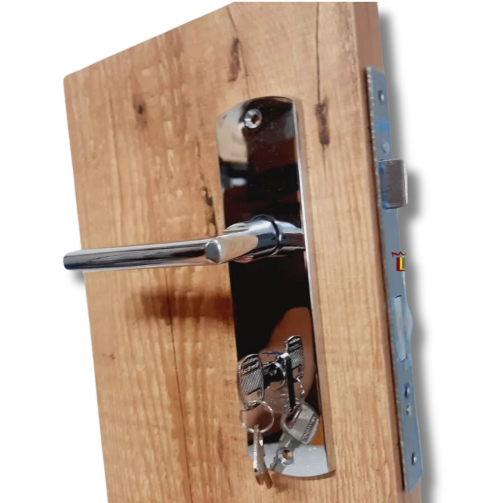 Fechadura Camboriú Lockwell 55mm Externa Espelho Cromada | Shopee Brasil