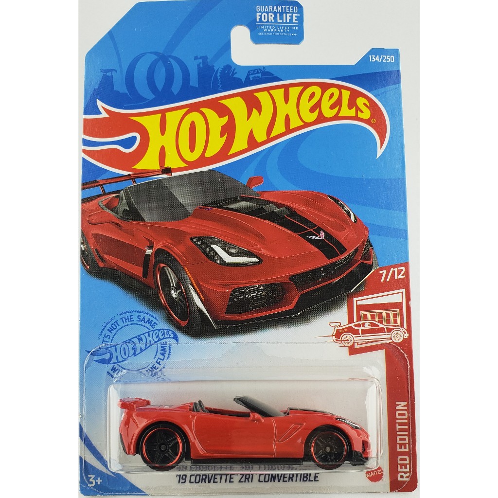 新発売 Hot Wheels 19 Corvette ZR1 Convertible Red Edition | Shopee ミニカー
