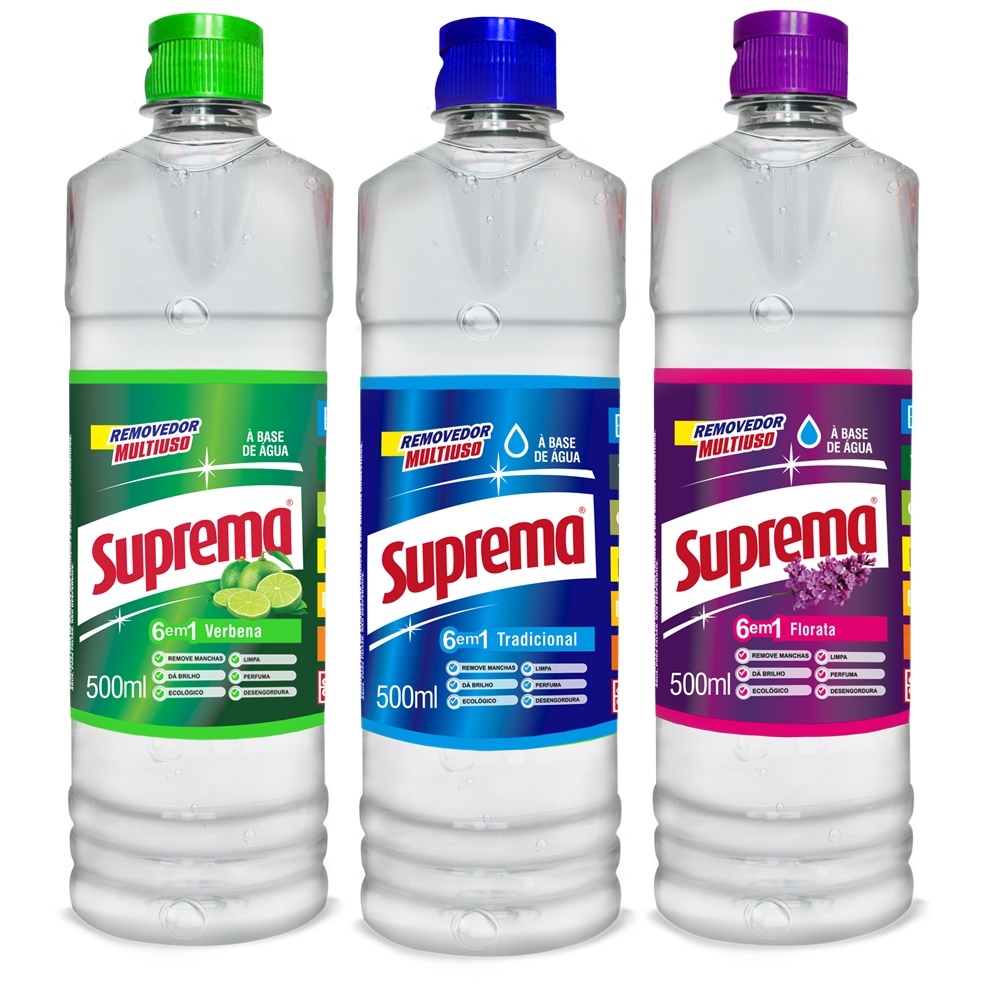 Removedor Perfumado Suprema Tradicional Florata Verbena Multisuperfícies 500 ml - 01 unidade