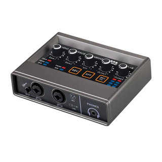 TEYUN Q-16 Placa de som de áudio profissional com monitor de guitarra eléctrica para gravação em direto para interface de estúdio Canto