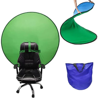 143CM Tela Verde para Fotografia Adereços Portátil Chroma Key Fundo Fotos Adequado para YouTube Estúdio de Vídeo Refletor Cenário