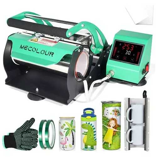 110V/220V Copo de Extrusão de Transferência Térmica A Máquina de Sublimação Térmica é Adequada Para Canecas Cilíndricas de 20 Onças Mecolour