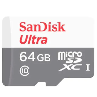 Cartão de Memória 64gb Micro Sd Ultra 100mbs Classe 10 Sandisk