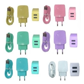 Carregador Turbo 5.1A 2 USB 1 Metro Type - C Ecooda Leon Gts