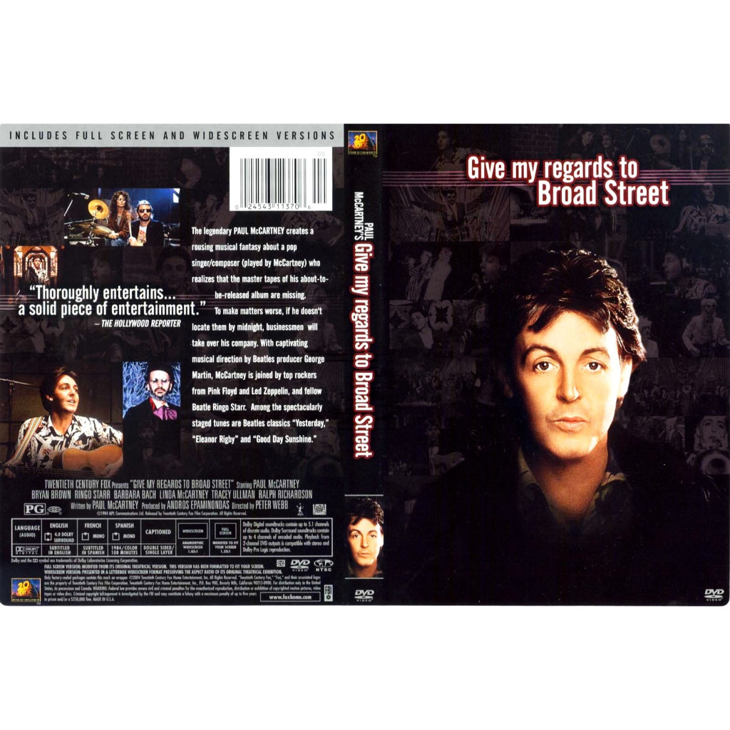 Paul Mccartney Give My Regards To Broad Street | Shopee Brasil