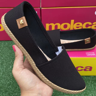 Sapatilha Feminina Moleca Alpargata Confortável Lançamento Original Sandália Mulher Moda