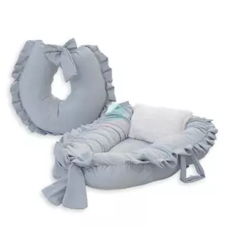 Promoção Ninho Redutor de Berço para Bebe e Recem Nascido com Zíper e Capa Removível + Almofada Amamentação Pronta Entrega Menino Menina Várias Estampas