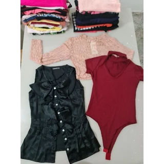 Lote com 50 Peças de Roupas para REVENDA BRECHÓ Tamanho e Modelo Diversos